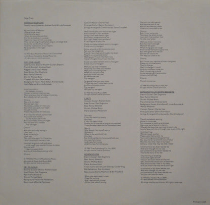 Linda Ronstadt : Hasten Down The Wind (LP, Album, Club, SP,)