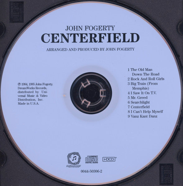 John Fogerty : Centerfield (HDCD, Album, RE, RM)