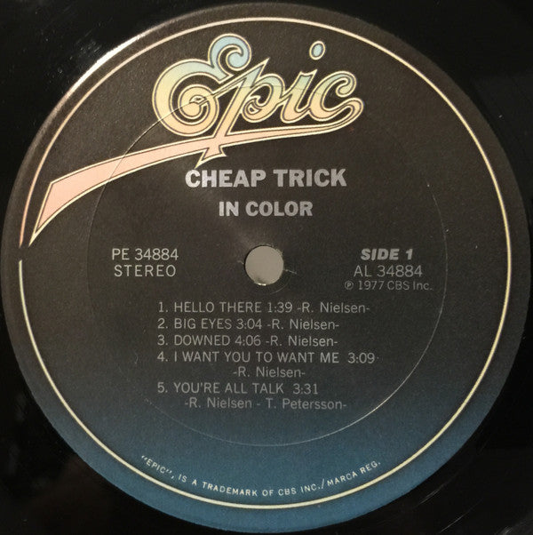 Cheap Trick : In Color (LP, Album, RE, Pit)