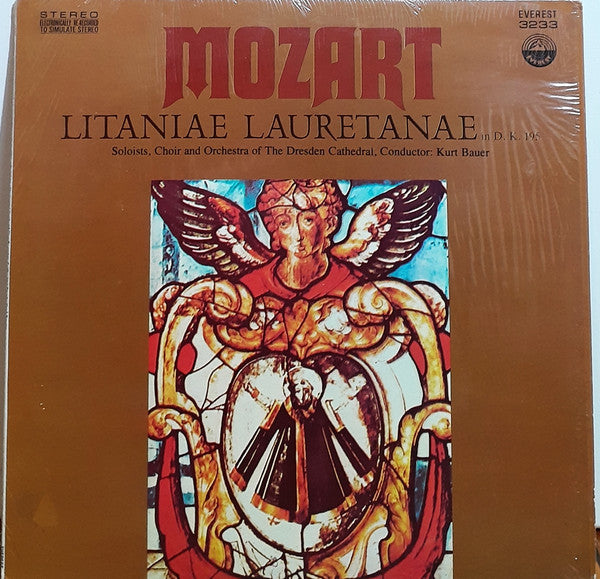 Mozart*, Soloists, Choir And Orchestra Of The Dresden Cathedral*, Kurt Bauer* : Litaniae Lauretanae In D, K. 195 (LP)