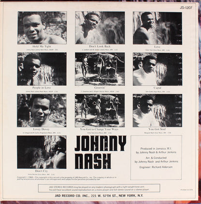 Johnny Nash : Hold Me Tight (LP, Album)