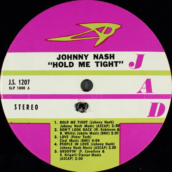 Johnny Nash : Hold Me Tight (LP, Album)