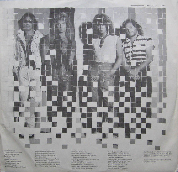 Van Halen : 1984 (LP, Album, Club, Pit)