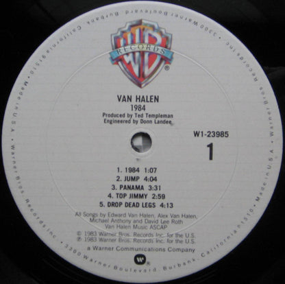 Van Halen : 1984 (LP, Album, Club, Pit)