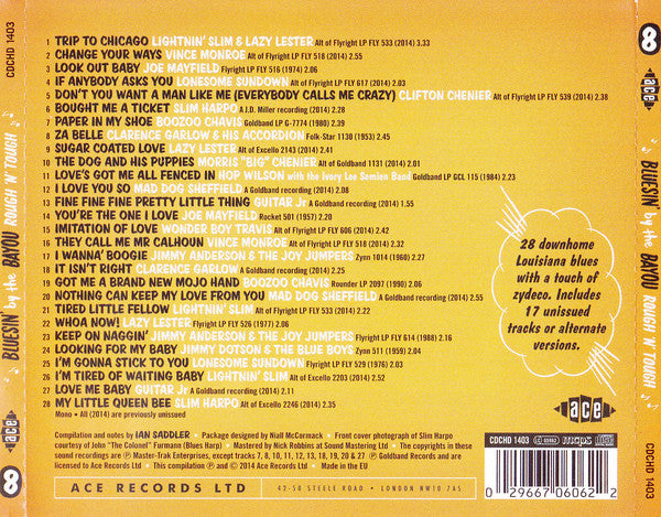 Various : Bluesin' By The Bayou - Rough'n'Tough  (CD, Comp)