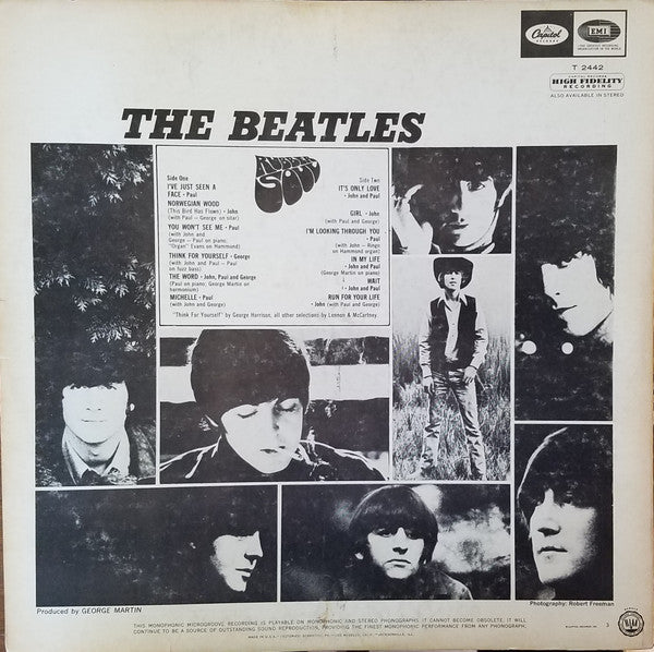 Buy The Beatles : Rubber Soul (LP, Album, Mono) Online for a