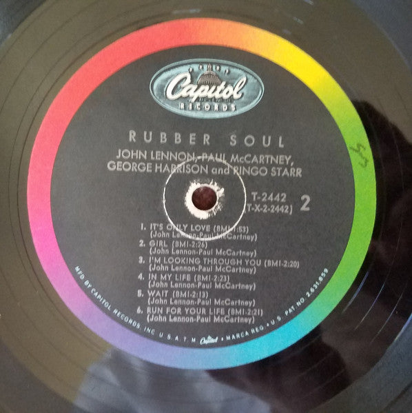 The Beatles - Rubber Soul (LP, Album, Mono) (Very Good Plus (VG+))