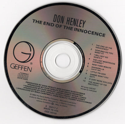 Don Henley : The End Of The Innocence (CD, Album, Dig)