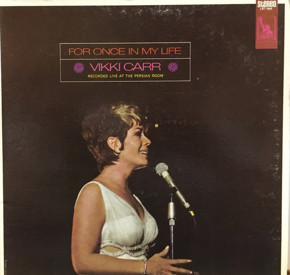 Vikki Carr : For Once In My Life (LP, Album, Gat)