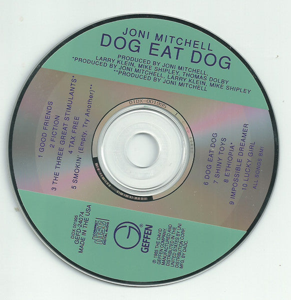 Joni Mitchell : Dog Eat Dog (CD, Album, RE)