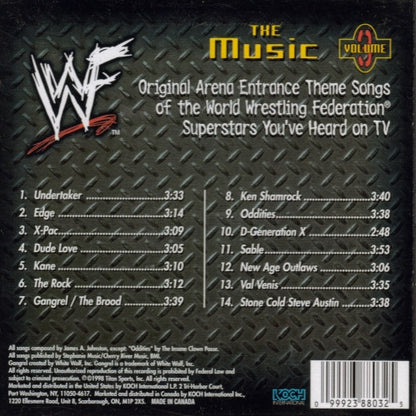 World Wrestling Federation : WWF The Music: Volume 3 (CD, Comp)