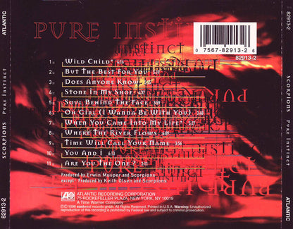 Scorpions : Pure Instinct (CD, Album, Promo)