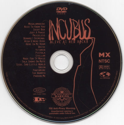 Incubus (2) : Alive At Red Rocks (DVD-V, NTSC + CD)