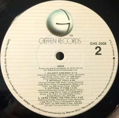 Asia (2) : Asia (LP, Album, Win)