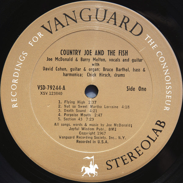 Country Joe & The Fish* : Electric Music For The Mind And Body (LP, Album, San)