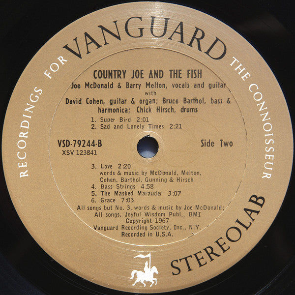 Country Joe & The Fish* : Electric Music For The Mind And Body (LP, Album, San)