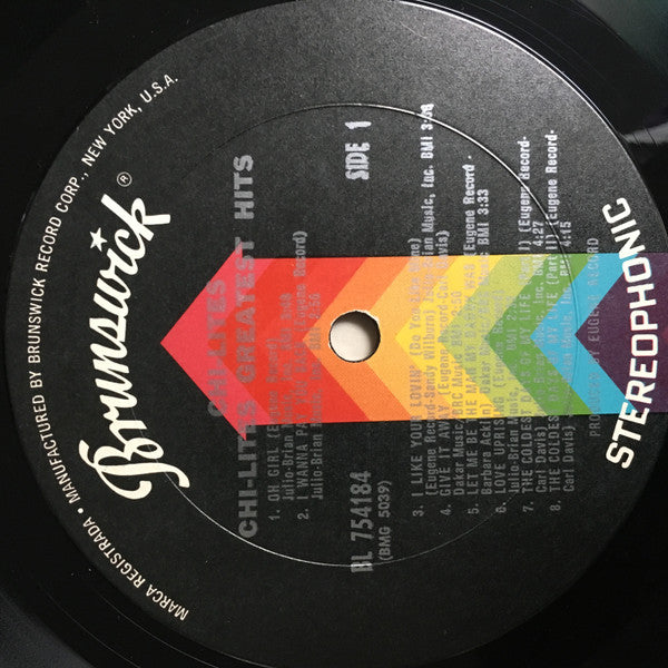 The Chi-Lites : Greatest Hits (LP, Comp)