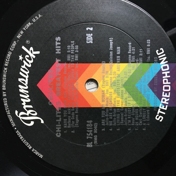 The Chi-Lites : Greatest Hits (LP, Comp)