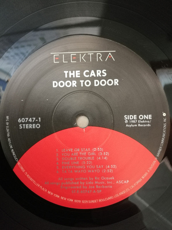 The Cars : Door To Door (LP, Album)