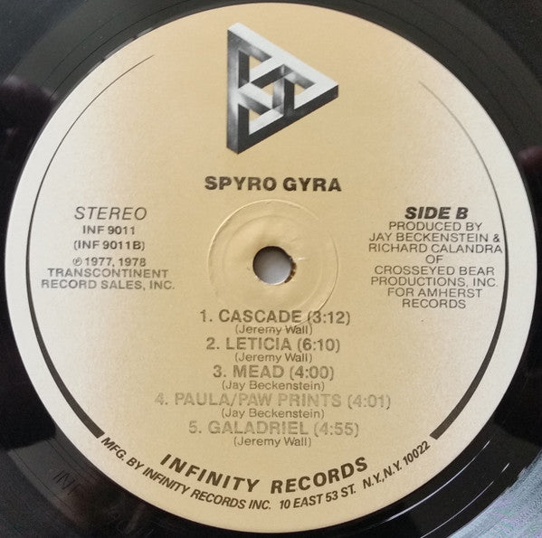 Spyro Gyra : Spyro Gyra (LP, Album, RE, Glo)