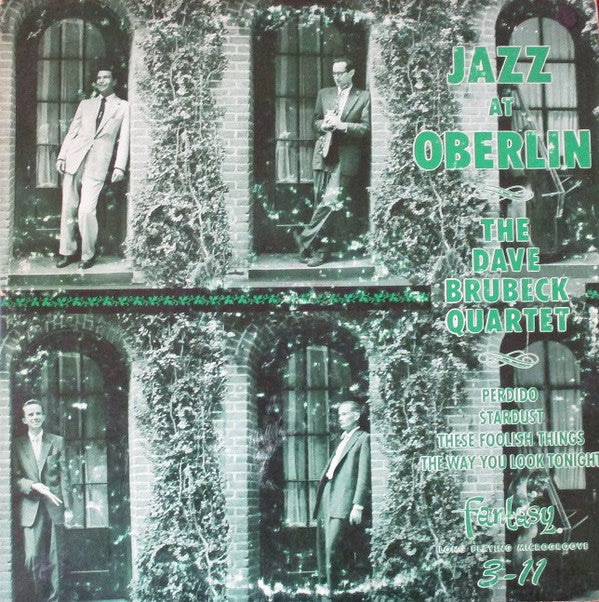 The Dave Brubeck Quartet : Jazz At Oberlin (10", Album, Mono, RP)
