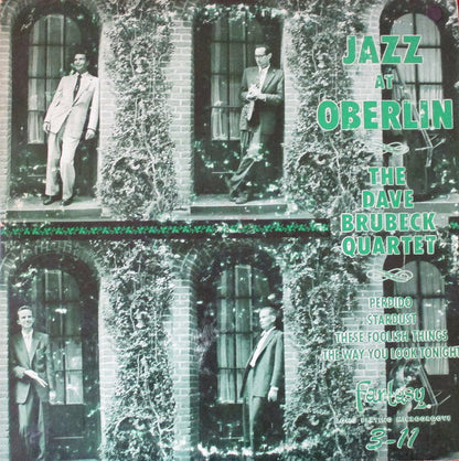 The Dave Brubeck Quartet : Jazz At Oberlin (10", Album, Mono, RP)