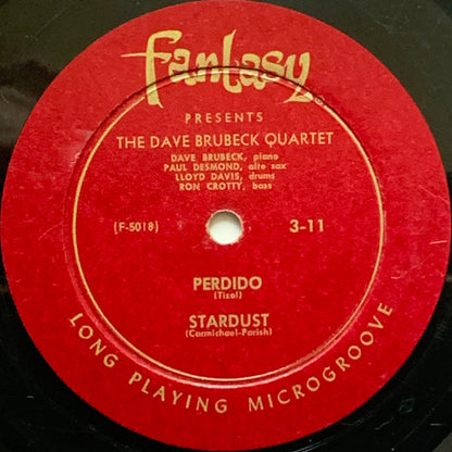 The Dave Brubeck Quartet : Jazz At Oberlin (10", Album, Mono, RP)