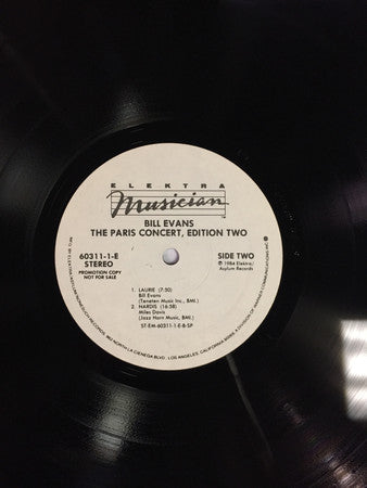 Bill Evans : The Paris Concert (Edition Two) (LP, Album, Promo)