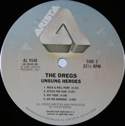 The Dregs* : Unsung Heroes (LP, Album, Ter)