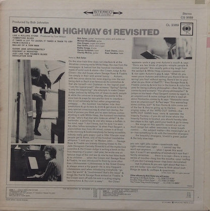 Bob Dylan : Highway 61 Revisited (LP, Album, San)