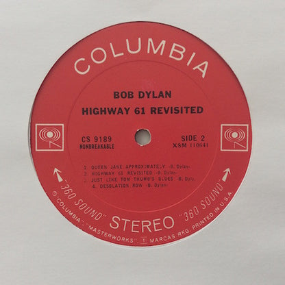 Bob Dylan : Highway 61 Revisited (LP, Album, San)