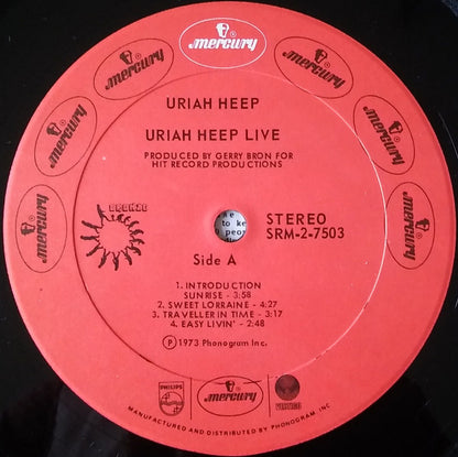 Uriah Heep : Uriah Heep Live (2xLP, Album, Gat)