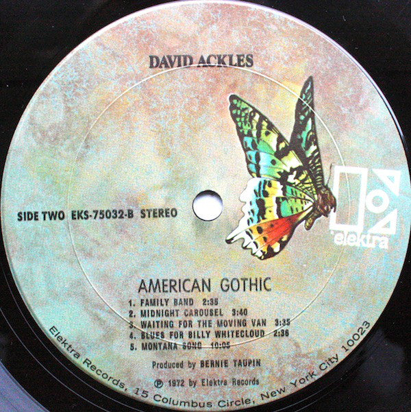 David Ackles : American Gothic (LP, Album, San)