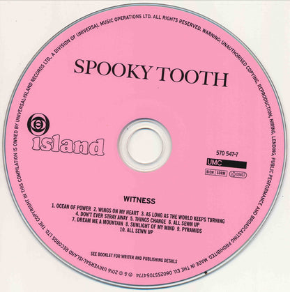 Spooky Tooth : Witness (CD, Album, RE, RM)