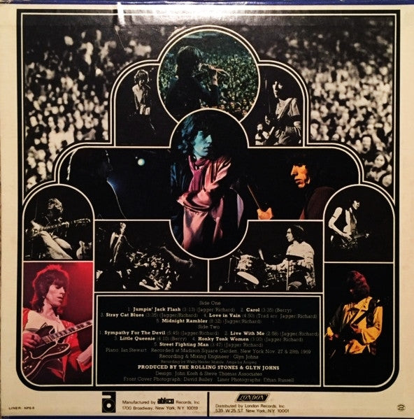 The Rolling Stones : Get Yer Ya-Ya's Out! (The Rolling Stones In Concert) (LP, Album, Mon)