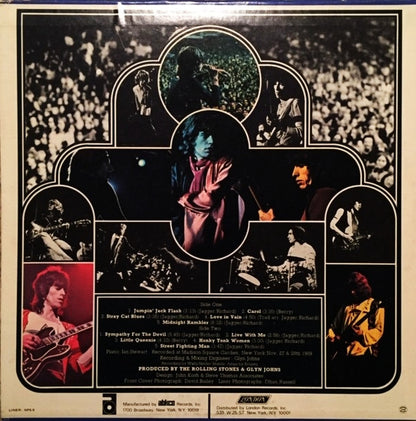 The Rolling Stones : Get Yer Ya-Ya's Out! (The Rolling Stones In Concert) (LP, Album, Mon)