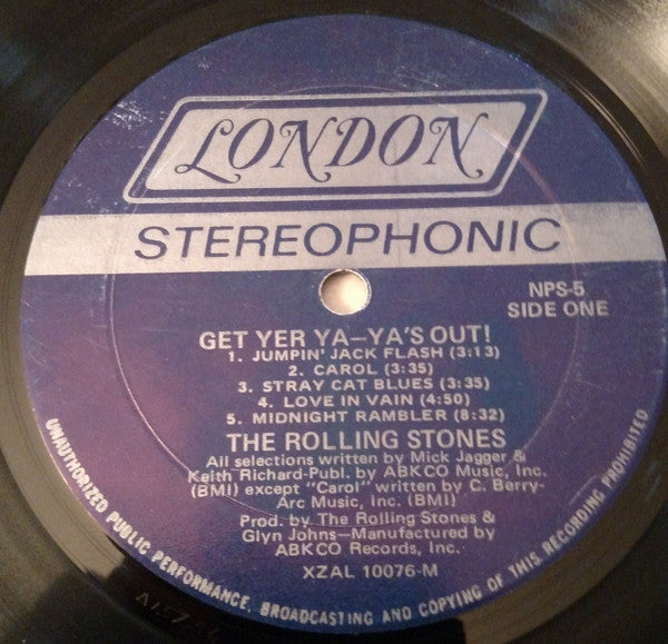 The Rolling Stones : Get Yer Ya-Ya's Out! (The Rolling Stones In Concert) (LP, Album, Mon)
