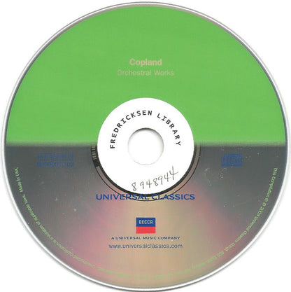Copland* : Appalachian Spring / Fanfare for The Common Man / Rodeo / El Salón Mexicó / Danzón Cubano (CD, Comp)