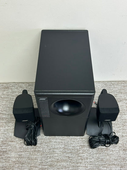 Bose Acoustimass 3 Series IV Speakers * Fully Serviced  * Desk Stands * Manual