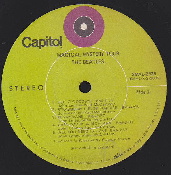The Beatles : Magical Mystery Tour (LP, Album, RE, Gre)