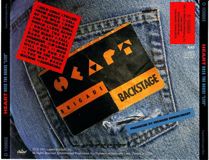 Heart : Rock The House Live! (CD, Album, Club)