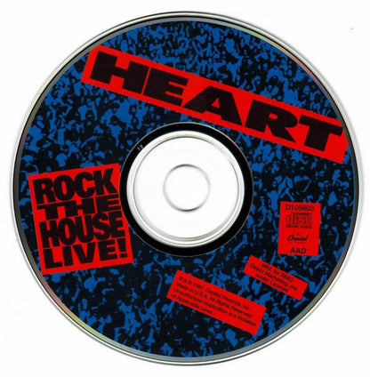 Heart : Rock The House Live! (CD, Album, Club)