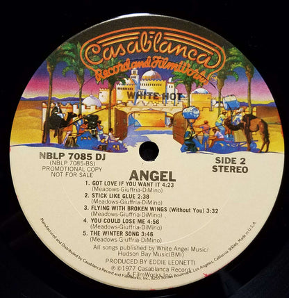 Angel (24) : White Hot (LP, Album, Promo)