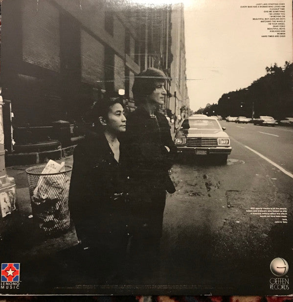 John Lennon & Yoko Ono : Double Fantasy (LP, Album, Jac)