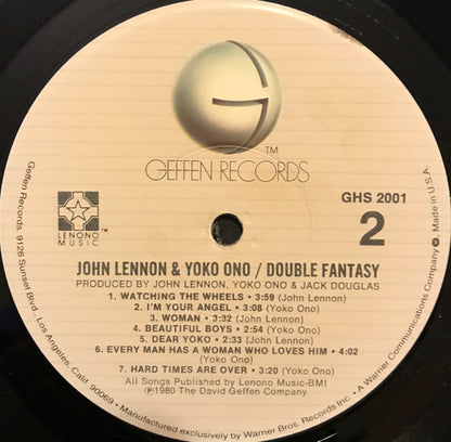 John Lennon & Yoko Ono : Double Fantasy (LP, Album, Jac)