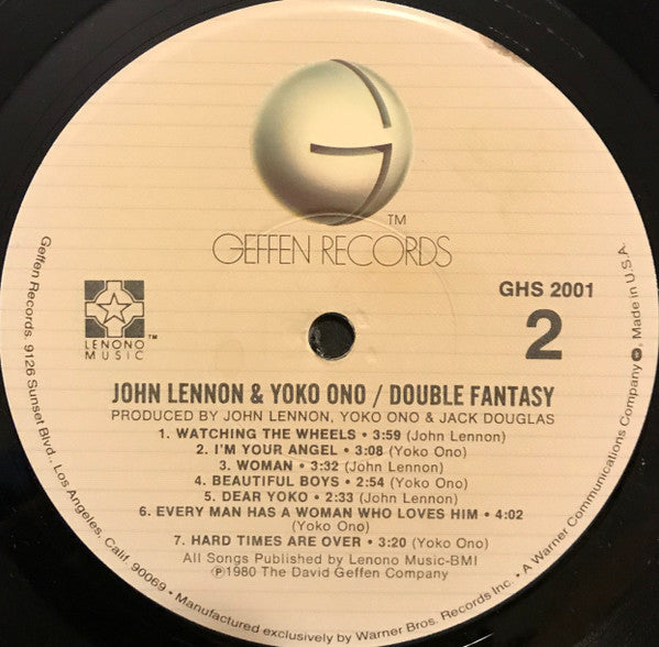 John Lennon & Yoko Ono : Double Fantasy (LP, Album, Jac)