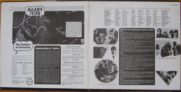 The Mothers Of Invention* : Freak Out! (2xLP, Album, RE)