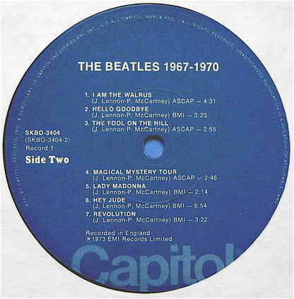The Beatles : 1967-1970 (2xLP, Comp, RE, Win)