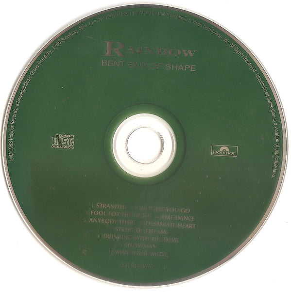 Rainbow : Bent Out Of Shape (CD, Album, RE, RM)