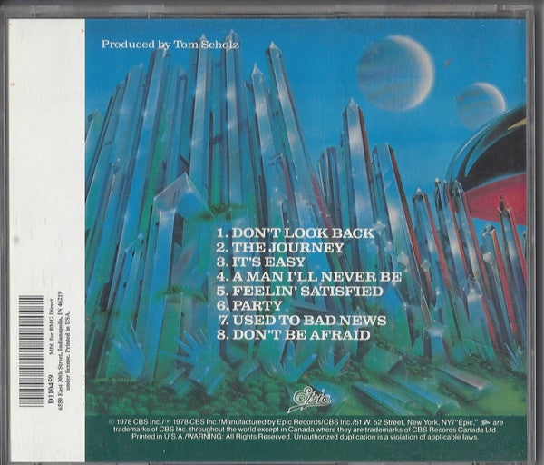 Boston : Don't Look Back (CD, Album, Club, RE, BMG)